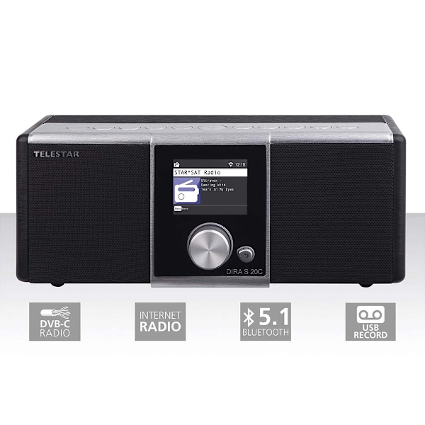 Telestar DIRA S 20 C Kabel (DVB-C) och Internetstereo Radio