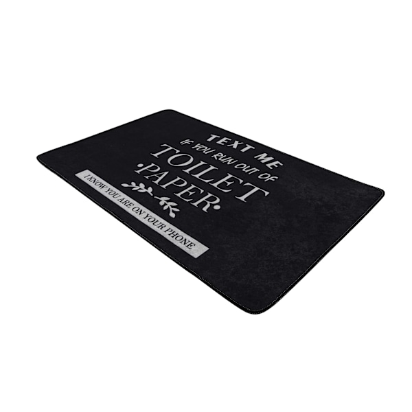 Bathmat WC - musta