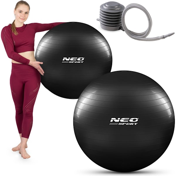 Träningsboll 75 cm NS-952 Svart