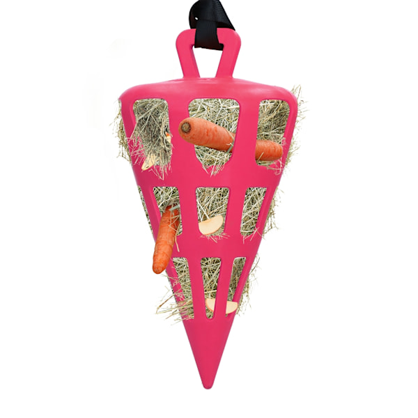 Hay Slowfeeder Fun and Flex 22 cm vaaleanpunainen porkkana