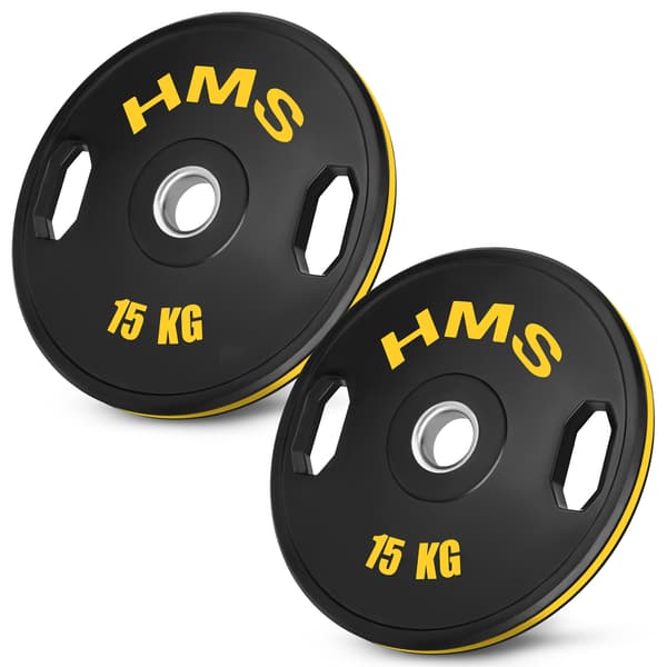 Olympic gummiviktskivor 2 x 15 kg