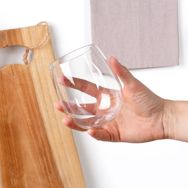 Sprængsikkert plastglas 450 ml