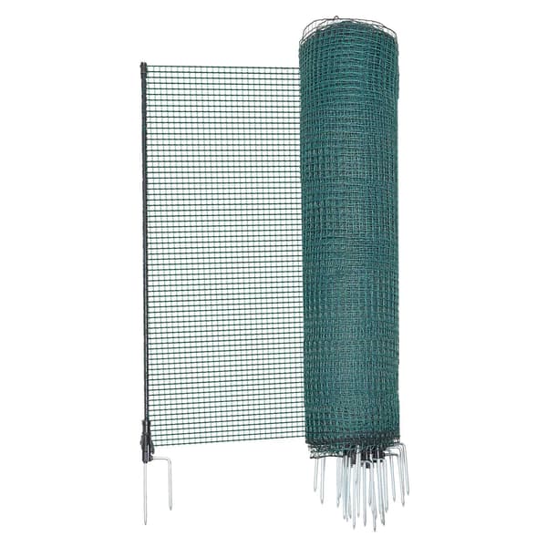 Midlertidigt nethegnsæt, 1,2 x 25 m, 15 stolper