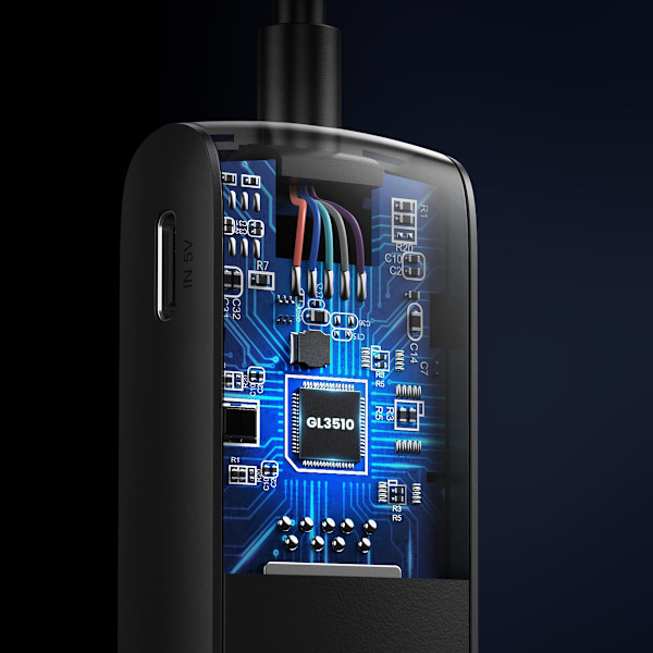 HUB USB-A-portdelare - 4x USB 3.2 Gen 1 svart