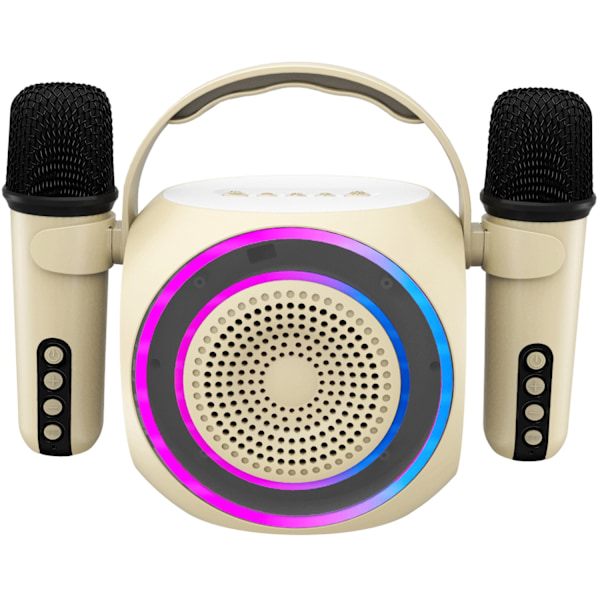Partymic2 langaton kaiutin RGB + 2 langaton. mikrofonit