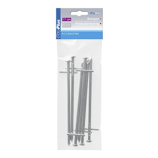 Kalliotappi 17cm metallia weldon-ristiputkella 6 kpl polybagissa