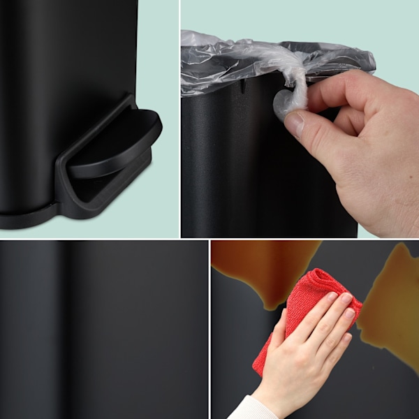 Badrumsavfallshink 5 l Softclose