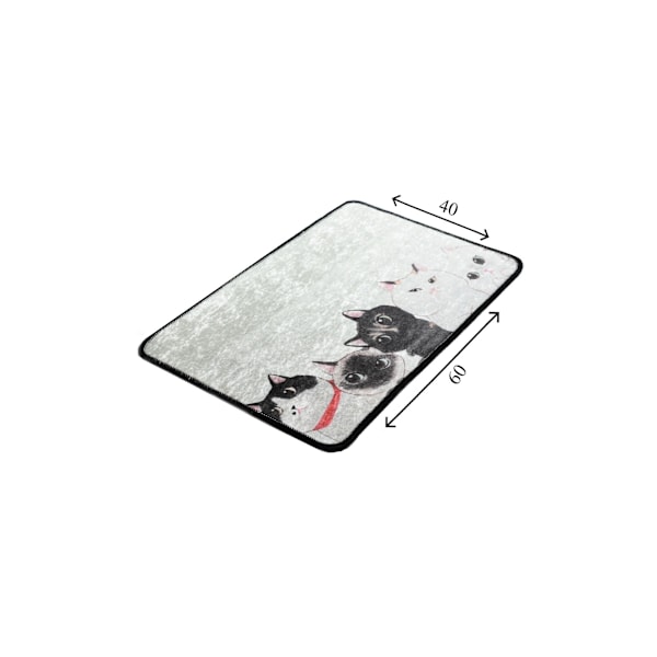 Bathmat Angry Cats Djt