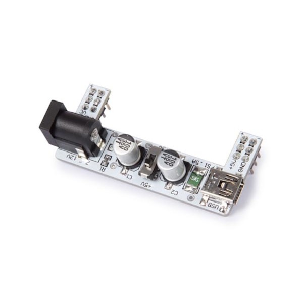2-kanals strømmodul til breadboards 3,3V/5V