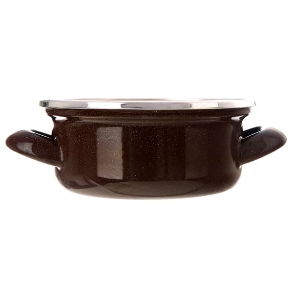 BRUNN emaljgryta 14 cm, 600 ml
