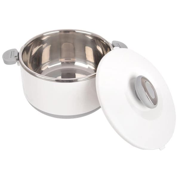 Termokande i rustfrit stål, 4,2 l, hvid