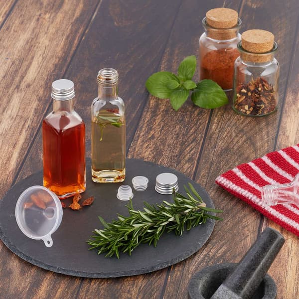 Minilasipullot kierrekorkilla – 100 ml setti