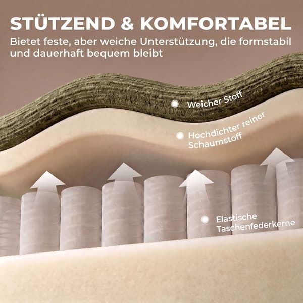 3-sitssoffa, chenilleklädsel, djupgrön