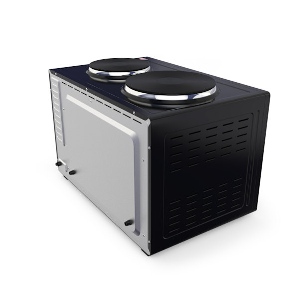 Ugn med kokplattor TO 3002 B 30L, 1600W