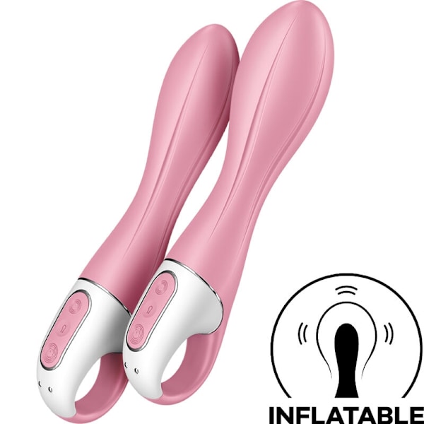Satisfyer - Air Pump Vibrator 2 vaaleanpunainen