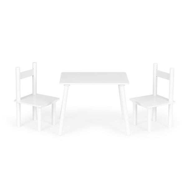 Bord + 2 stolar, barnmöbler, ECOTOYS set