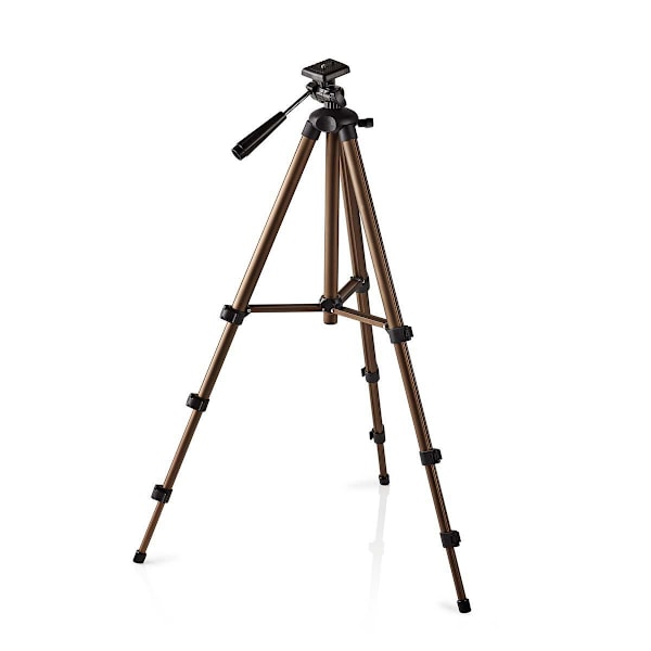 Stativ | Maximal lastkapacitet: 2.0 kg | Minsta arbetshöjd: 40.5 cm | Maximal arbetshöjd: 128.0 cm | 4 Segment | Panorera | Resväska ingår | ABS / Alu