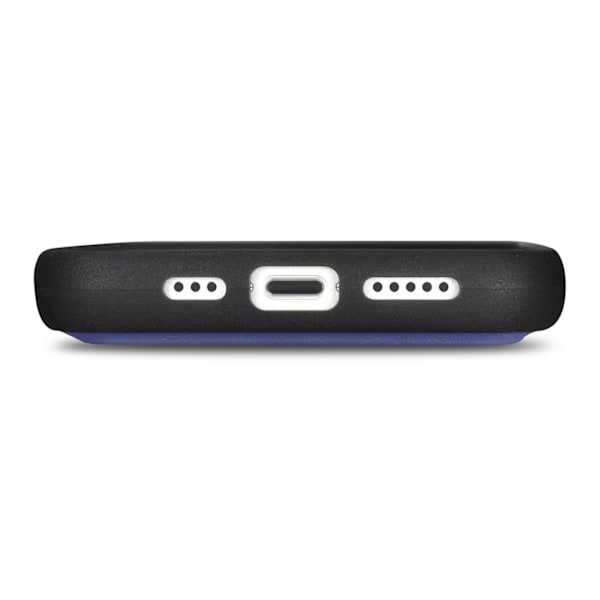 2-i-1 læder Flip Cover iPhone 14 Pro Max Anti-RFID pung etui lys lilla
