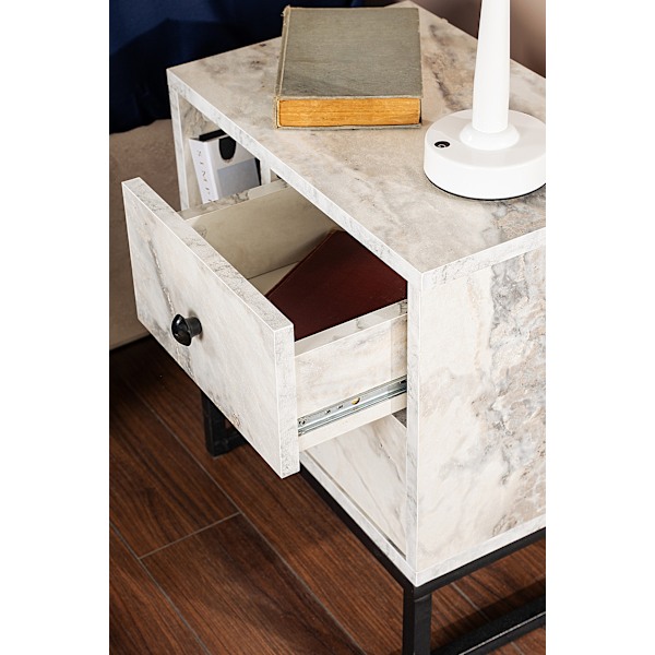 Natbord Glimmer - Fressia Marble, Sort