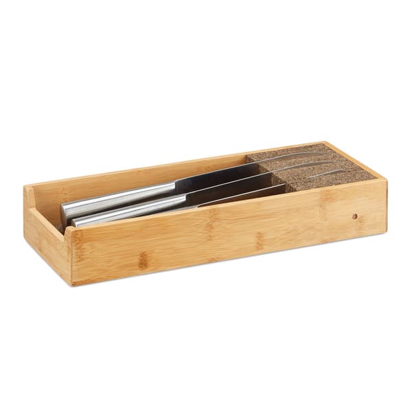 Bambu knivhållare