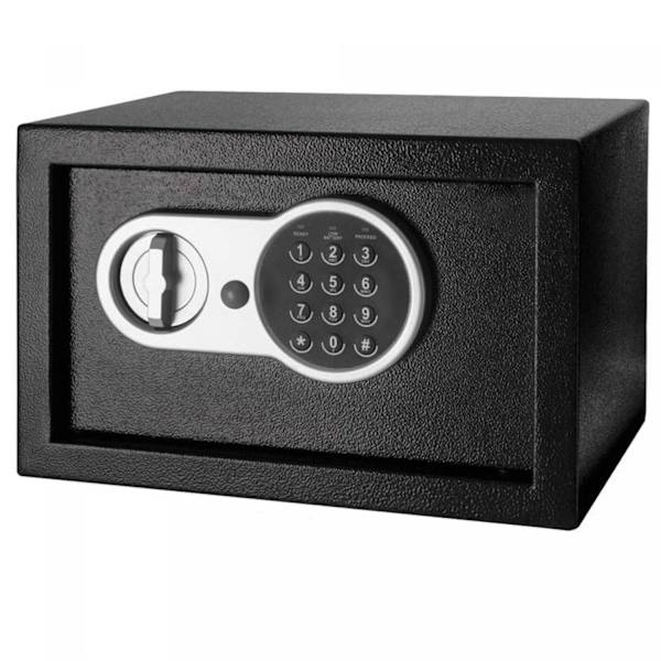 Herzberg HG-03855: Kaksipulttinen elektroninen digitaalinen teräslokero - 20x31x20cm