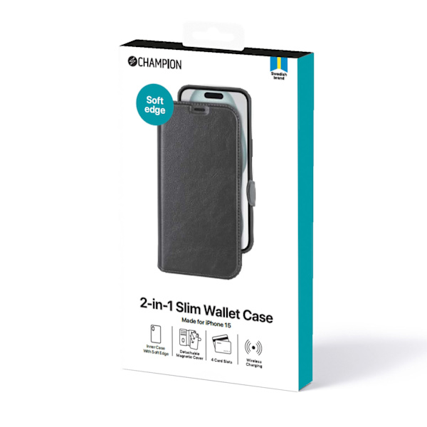 2-in-1 Ohut lompakko iPhone 15