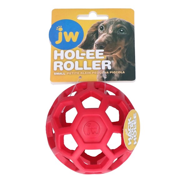 JW HOL-EE ROLLER S 9 cm Röd