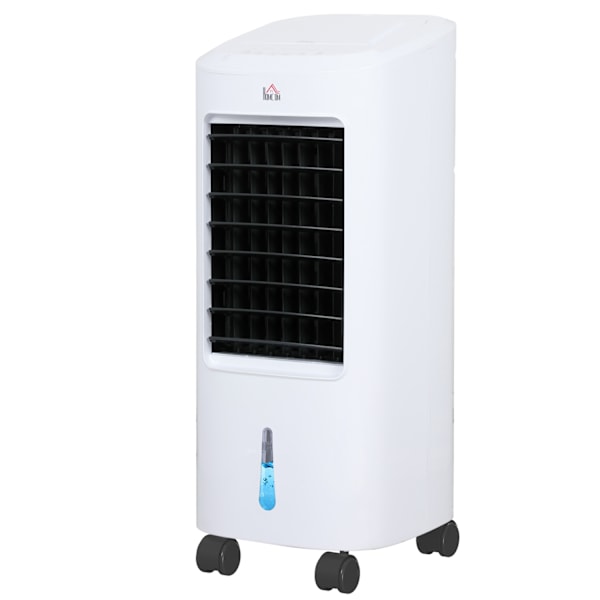 3 i 1 mobil luftkonditionering med befuktning Vattenkylning, automatisk oscillerande 7L luftkonditionering med 7,5h timer, 3 hastigheter 65W luftkylar