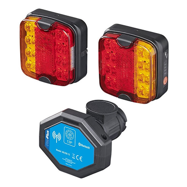 Trailerlygter LED med magneter trådløs (Bluetooth) 13-polet