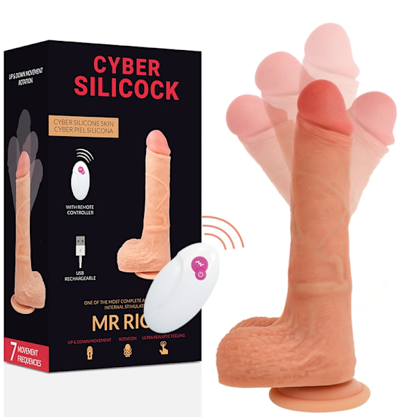 Cyber ​​Silicock - Fjärrkontroll Realistic Mr Rick 20,9 Cm -O- 4 Cm