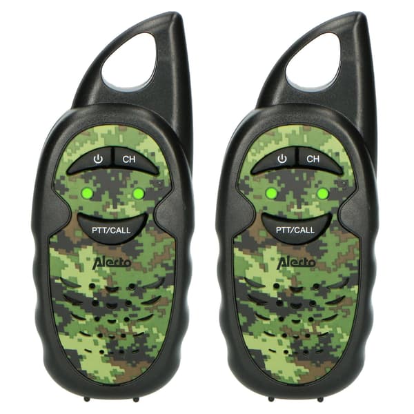 Walkie-talkies för barn, 3 km räckvidd, 2-pack