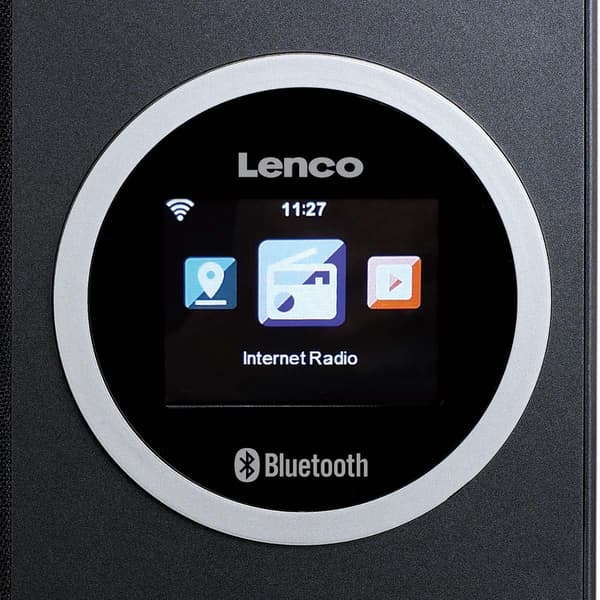 Internetradio med Bluetooth, farvedisplay, vækkeur