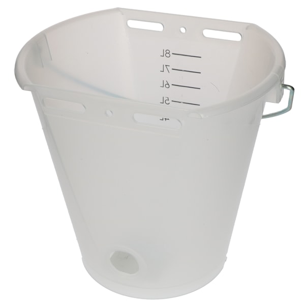 Kalvhink vit transparent 2-sidig platt