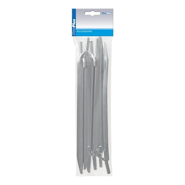 Telttanauha 30cm metalli koukulla 6 kpl polybagissa