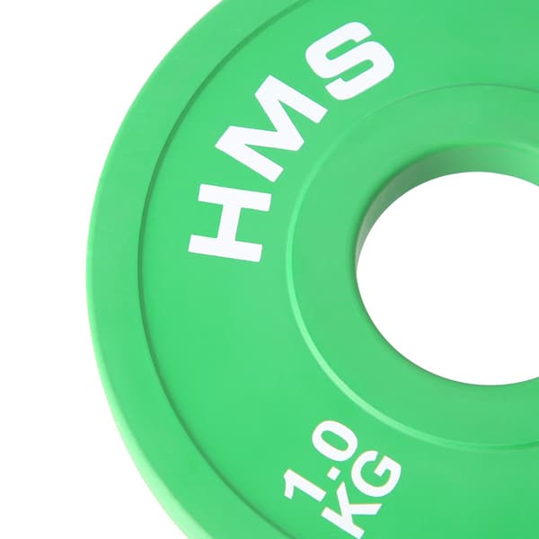 Olympic Bumper Plate Par, 1 kg styck