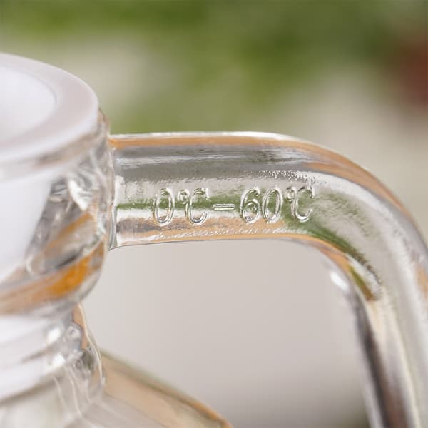 Glaskanna med lock, smal, 1L