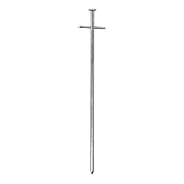 Klippepind 23cm metal med weldon krydsstift 6 stykker i polybag