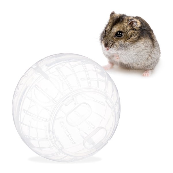 Hamsteripallo läpinäkyvä