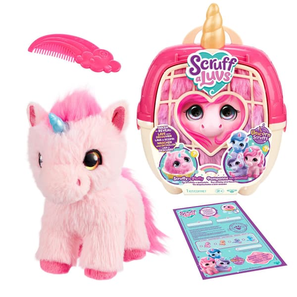 Scruff-a-Luvs Rescue Pet Unicorn Leksak, 19 cm