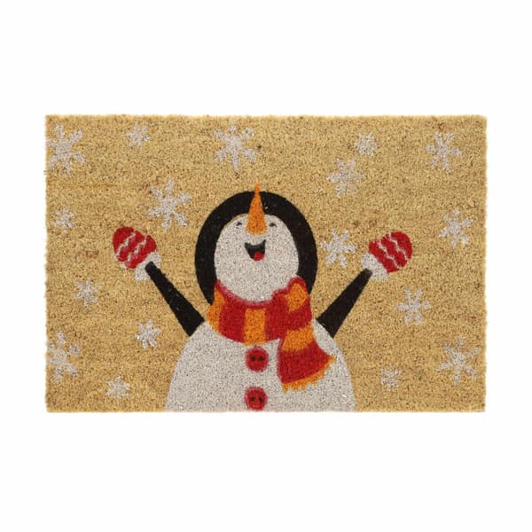 Dörrmatta kokosfiber snögubbe