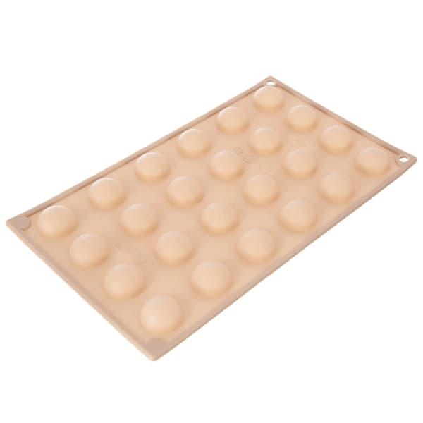 Silikone slikform, beige, 24 praliner, 30x17,5 cm