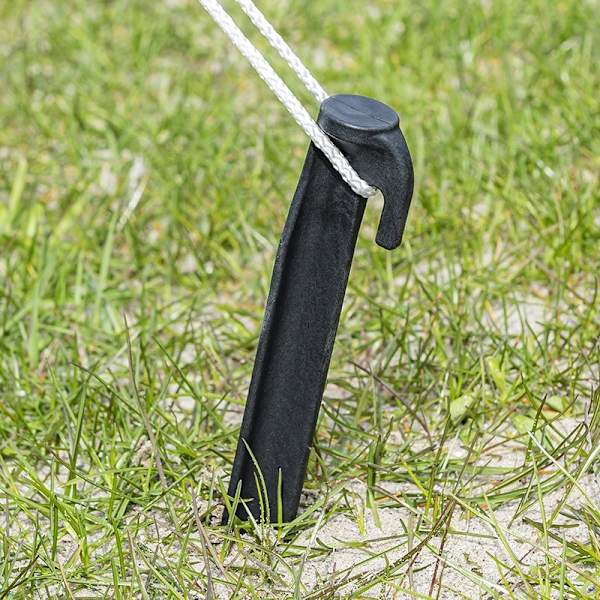 Telttatappi 30cm nylon - 6 kappaleen sarja
