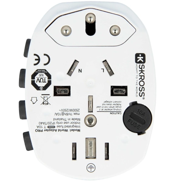 Världsreseadapter PRO World Jordad