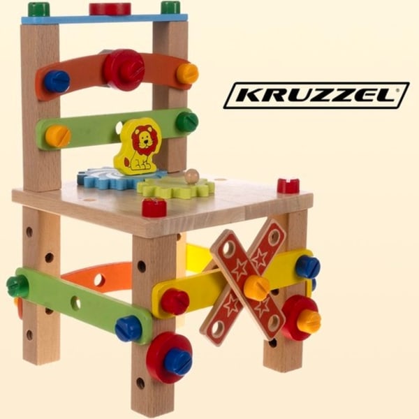 Træ samlestol Kruzzel 22506