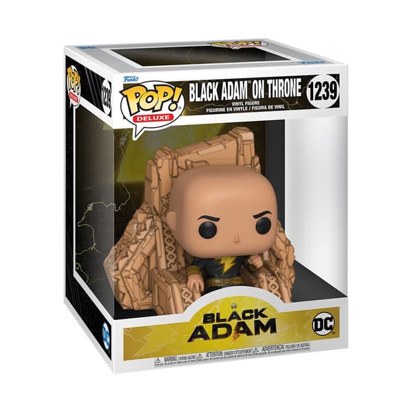 Black Adam Figuuri - DC Comics Collectible on Throne
