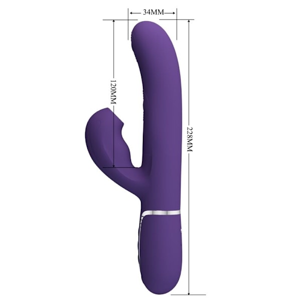 Pretty Love - Perlita G-Spot Vibrator 3 i 1 multifunktionslila