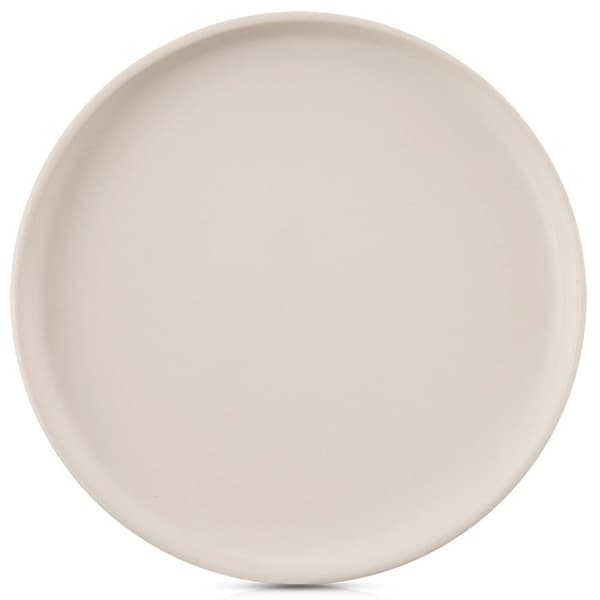 Keramisk tallrik, krämfärgad, 26,5 cm, diskmaskinssäker