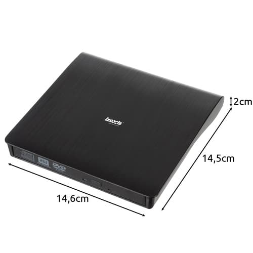 Extern enhet med CD/DVD-brännare, 1TB kapacitet