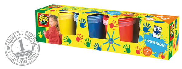 Ses Fingermaling, 4 farver