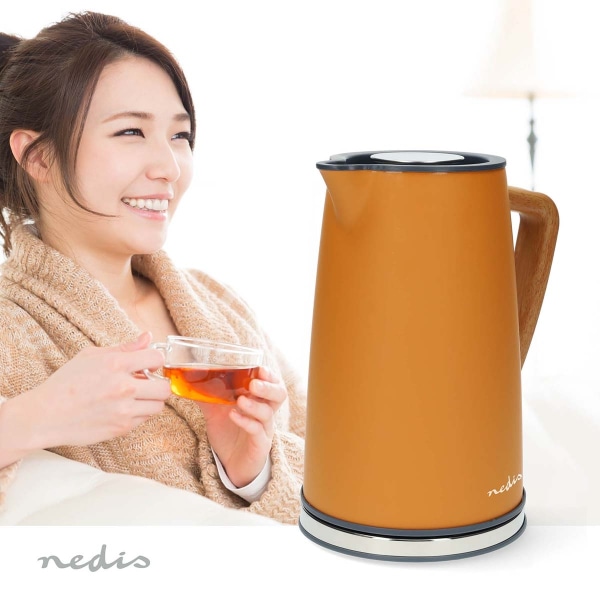 Elkedel | 1.7 l | Soft-Touch | Orange | Drejelig 360 grader | Skjult varmeelement | Strix®-controller | Beskyttelse mod kogetørring